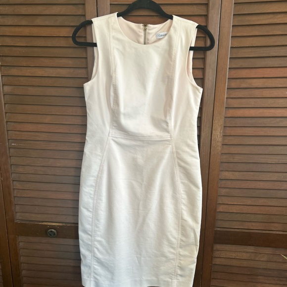 Classic Light Pink Sleeveless Dress - Picture 1 of 5